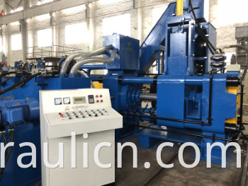 Y83W-1000 Horizontal Automatic Steel Chips Briquetting Machine Line